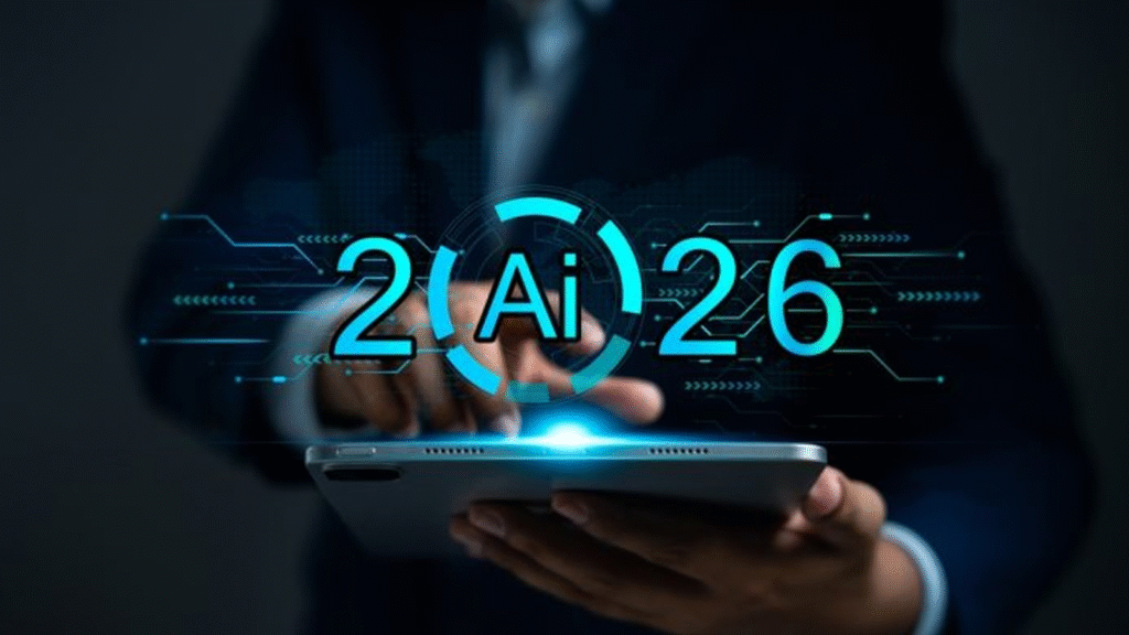 AI technology concept art showing practical applications