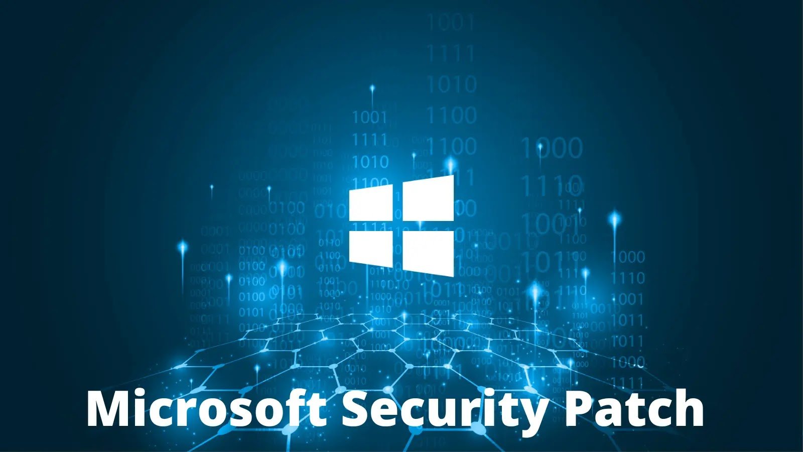 Microsoft security update concept