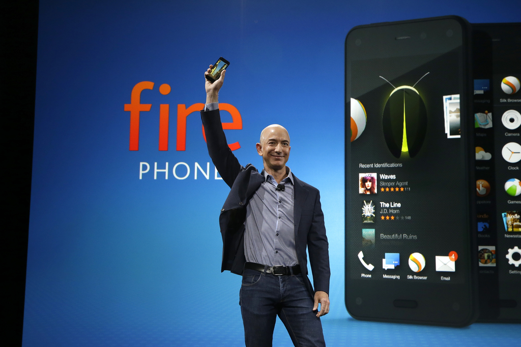 Amazon smartphone comeback Palantir contracts