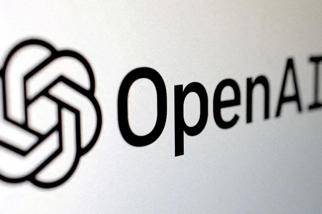 OpenAI company logo with revenue growth chart showing $25 billion milestone