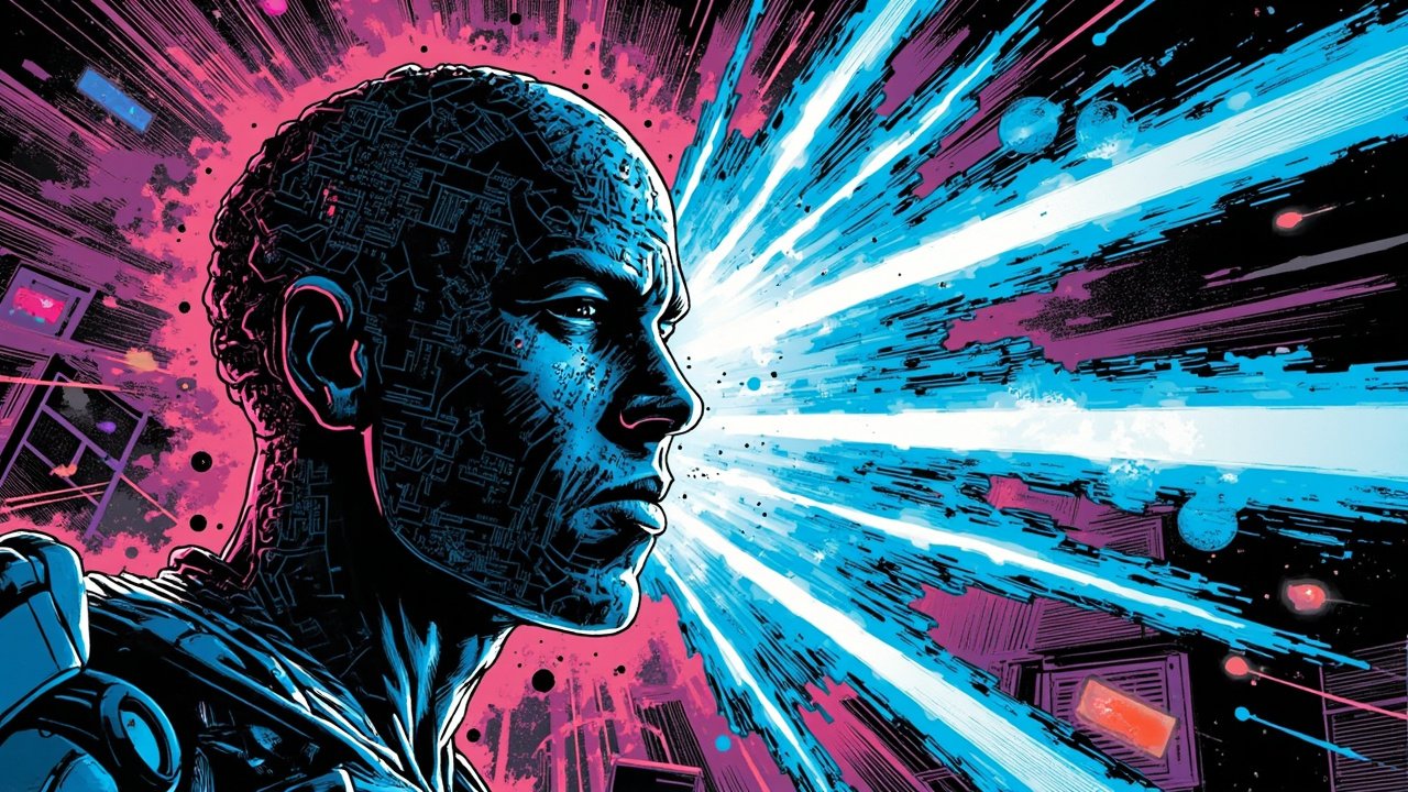 Google throttles Meta Gemini AI compute access, DC comic style