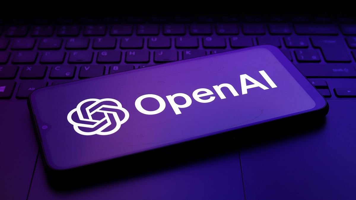 OpenAI logo on glass facade representing confidential IPO filing