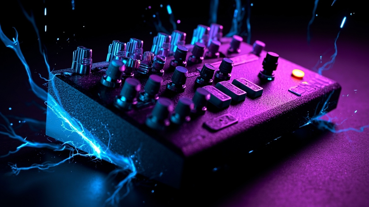 OpenAI Codex Micro programmable macro pad hero image with developer-desk neon environment