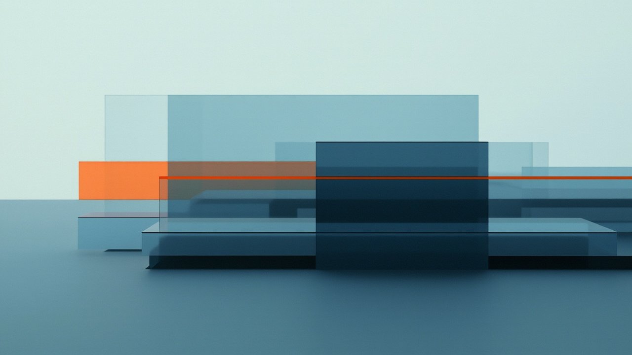 Abstract editorial composition representing Technology news — SK Hynix Q2 2026 earnings AI memory HBM4 Nvidia