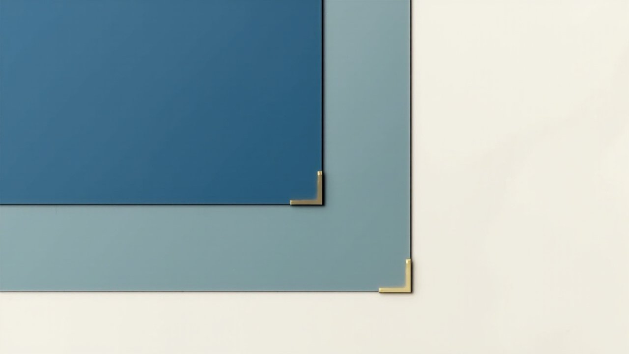 Overlapping translucent navy and slate rectangles representing a multi-stage agentic security archit