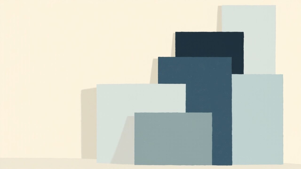 Abstract stacked geometric blocks representing Alibaba Qwen3.8-Max AI model