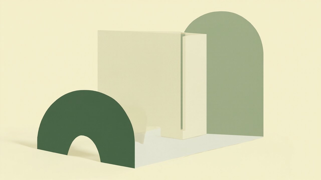 Overlapping abstract arches representing conversion paths between local and dollar stablecoins