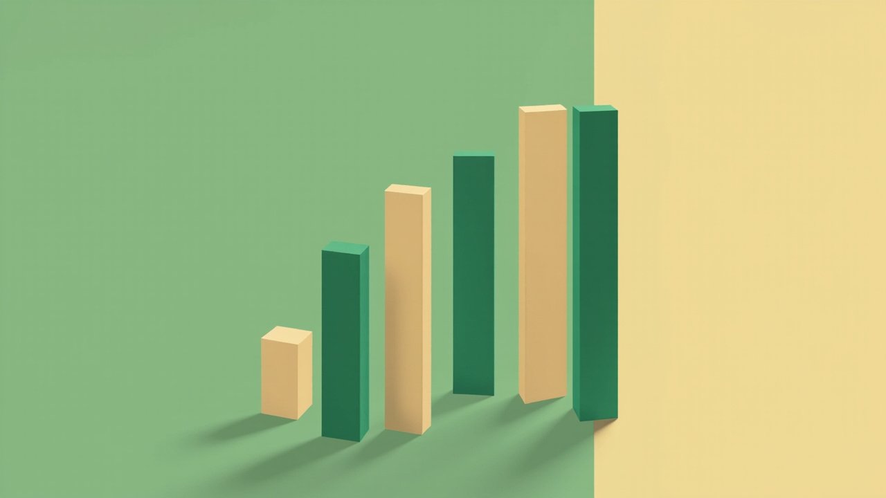 Five tall narrow rectangles of varying heights in deep green and warm sand tones representing cross-border transfer thresholds