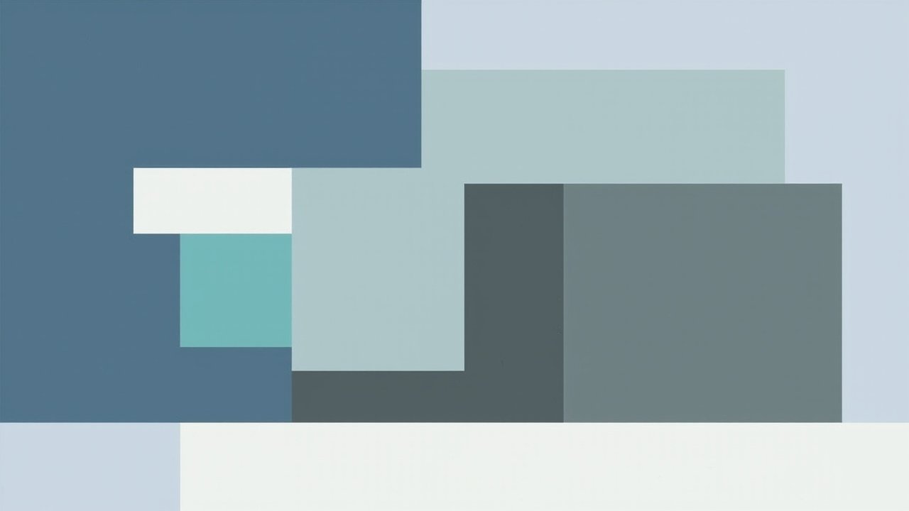 Abstract geometric illustration representing workforce reduction at a crypto asset manager during a market downturn