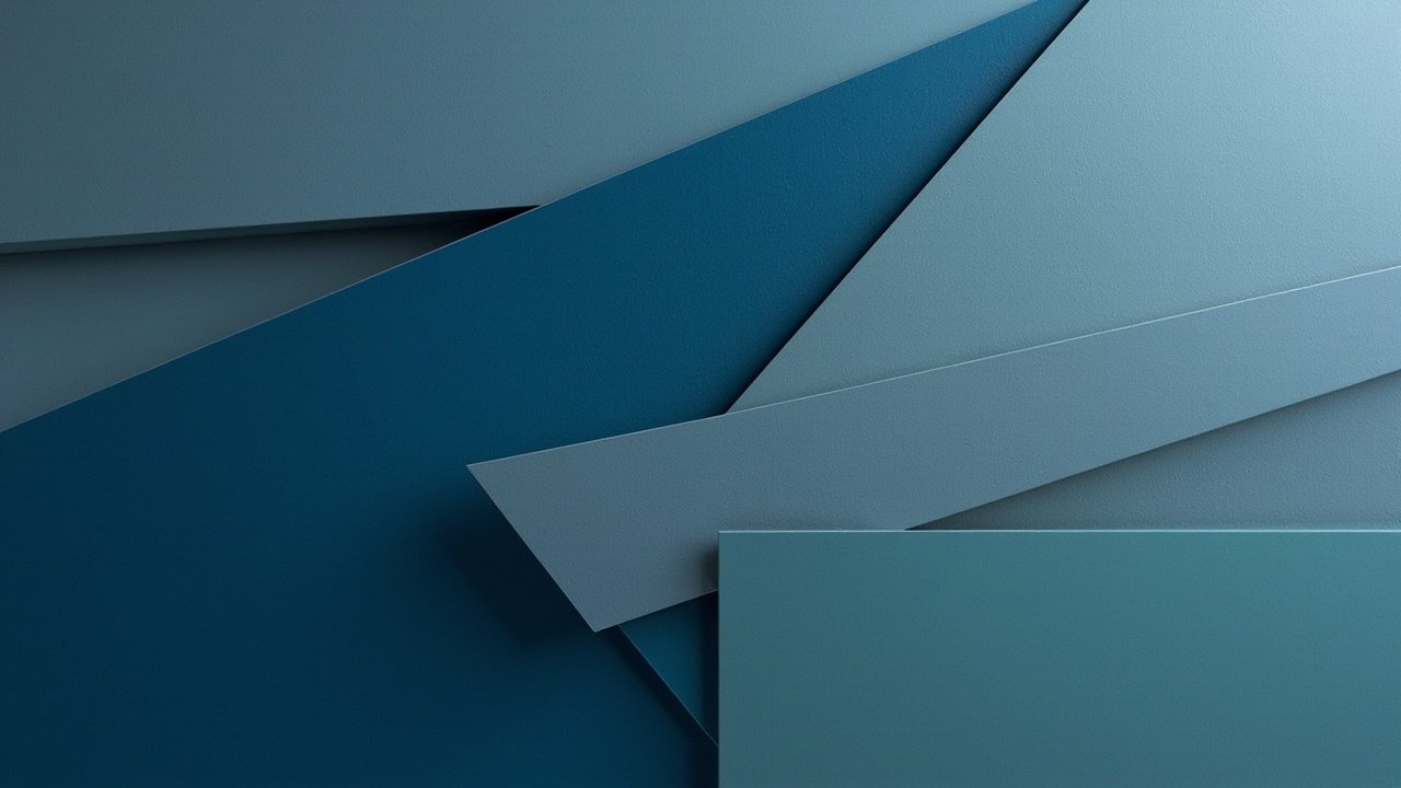 Angular slab composition with thin directional line representing foundry process and packaging flow