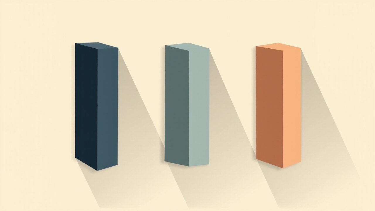 Abstract parallel rectangular pillars representing parallel memory tier architecture in AI infrastructure