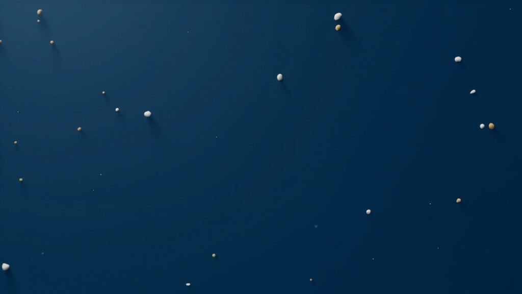 Small dots representing tokenization stocks falling on news of an SEC innovation exemption delay. Editorial illustration.
