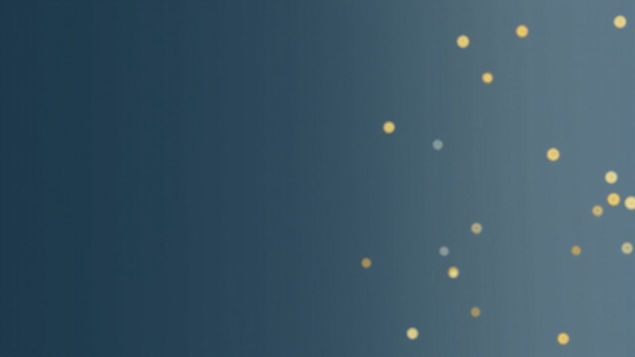 Abstract editorial image with scattered small dots in deep navy blue representing Bitcoin Ether ETF inflows 2.6 billion.