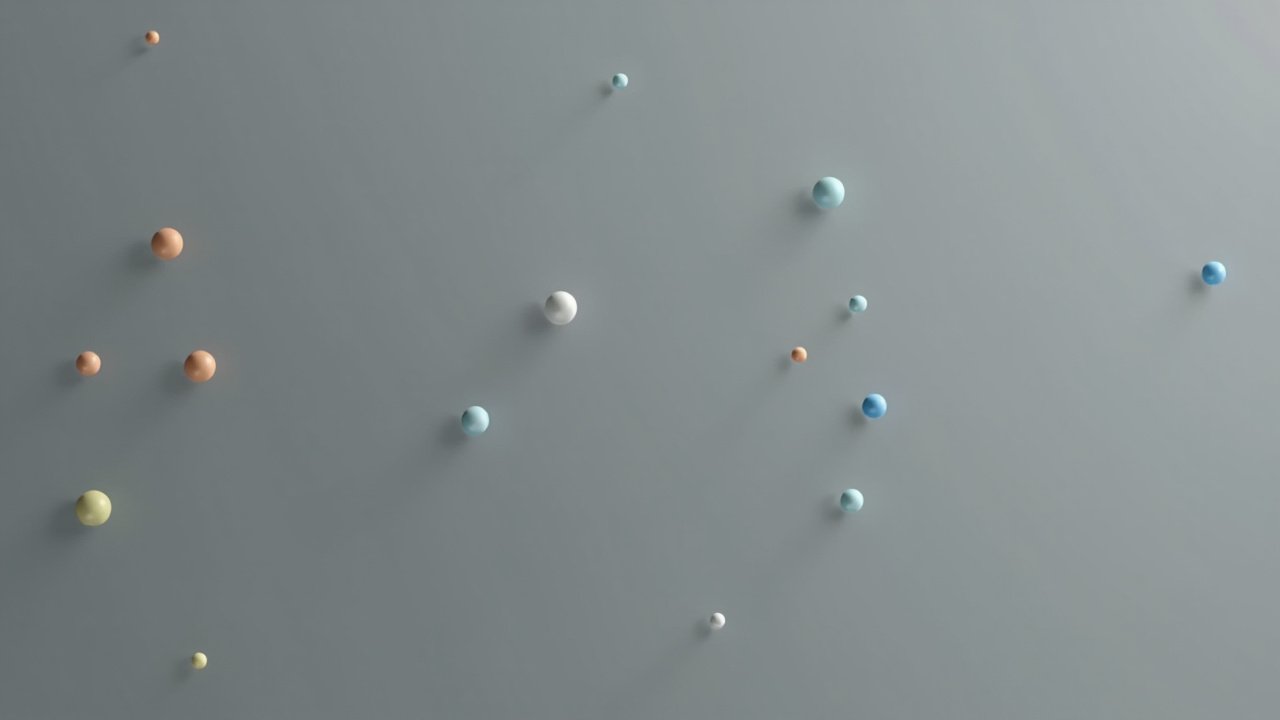 Abstract editorial illustration of small amber dots and one blue dot on a slate background, representing the Waymo custom 5nm TSMC automotive chip rollout.