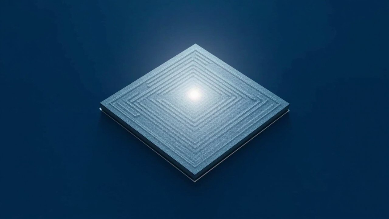 A close-up view of silicon interposers with stacked HBM memory modules at a TSMC advanced packaging cleanroom.