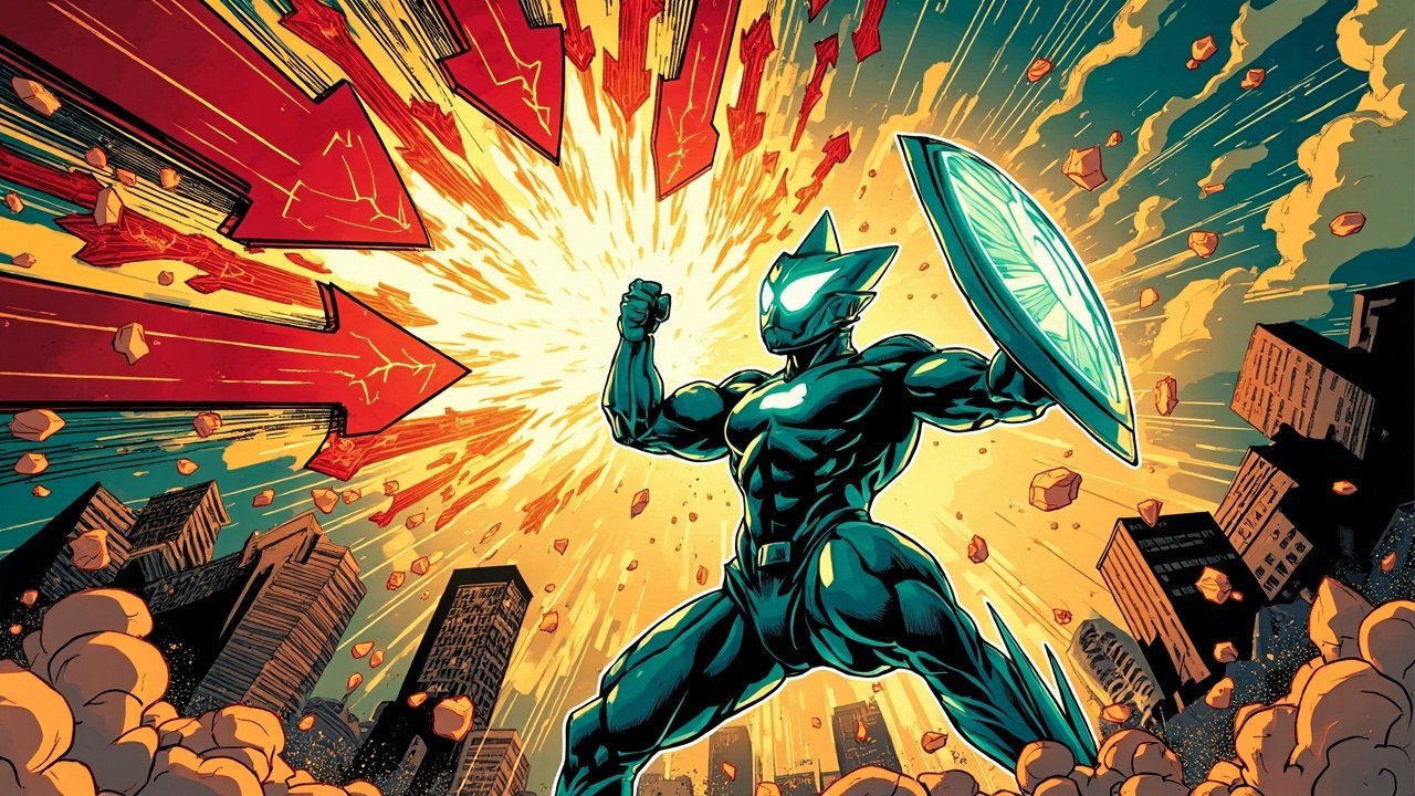 Comic book cover illustration: Ether Liquidation Cascade Erases $356M as Crypto Flush Reshapes Leverage Map