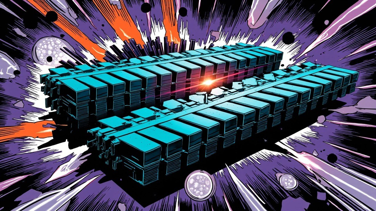 Compute memory module closeup